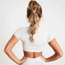 Vanquish Elevate Seamless Clay Cap Sleeve Cropped T Shirt 10 Vanquish Elevate Seamless Clay Cap Sleeve Cropped T Shirt -Vanquish Fitness 07FhWO 7