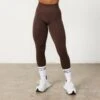 Vanquish Elevate Seamless Coffee Brown Leggings -Vanquish Fitness 123 12