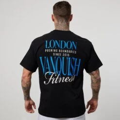 Vanquish TSP Black Pushing Boundaries Oversized T Shirt -Vanquish Fitness 123 b004dc75 0e05 4b8c af3b 815c5db5822b