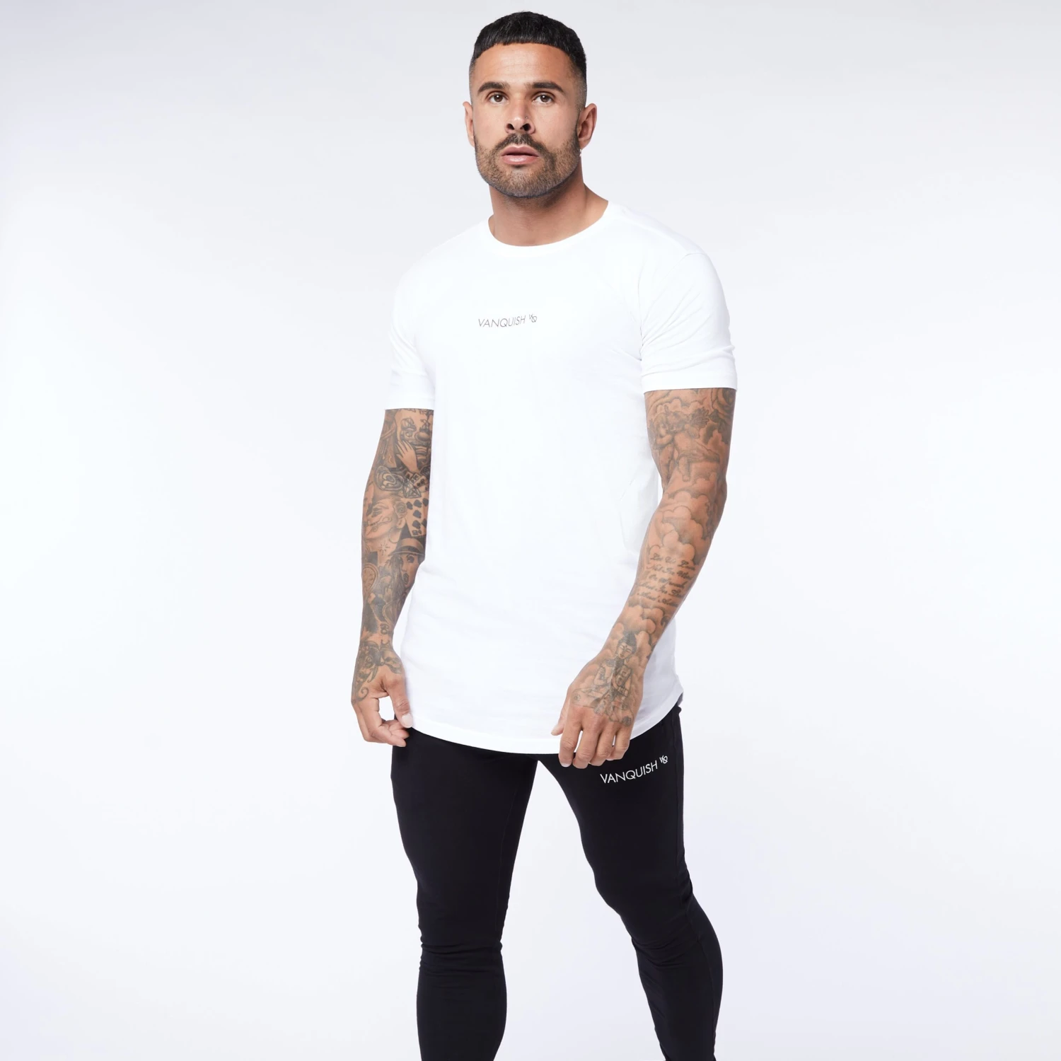 Vanquish Core Men's White Short Sleeved T Shirt 6 Vanquish Core Men's White Short Sleeved T Shirt - Image 4