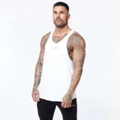 Vanquish Core Men's White Tank Top