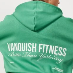 Vanquish Apple Green Rejuvenate Full Zip Oversized Hoodie -Vanquish Fitness Ecomm 597