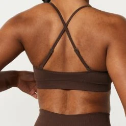 Vanquish Elevate Seamless Coffee Brown Multiway Low Support Bra -Vanquish Fitness Elevate2 296