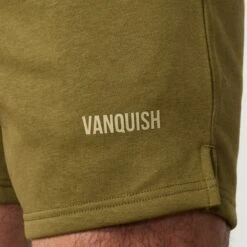 Vanquish Essential Olive Green Regular Fit Shorts 6 Vanquish Essential Olive Green Regular Fit Shorts -Vanquish Fitness Essentials 292