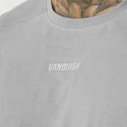 Vanquish Essential Steel Grey Oversized T Shirt -Vanquish Fitness Essentials 449