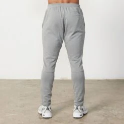 Vanquish Essential Steel Grey Tapered Fit Sweatpants -Vanquish Fitness Essentials 635