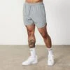 Vanquish Essential Steel Grey Performance 4" Shorts -Vanquish Fitness Essentials 707