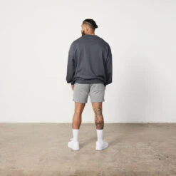 Vanquish Essential Denim Blue Oversized Sweatshirt 11 Vanquish Essential Denim Blue Oversized Sweatshirt -Vanquish Fitness Essentials 867 6