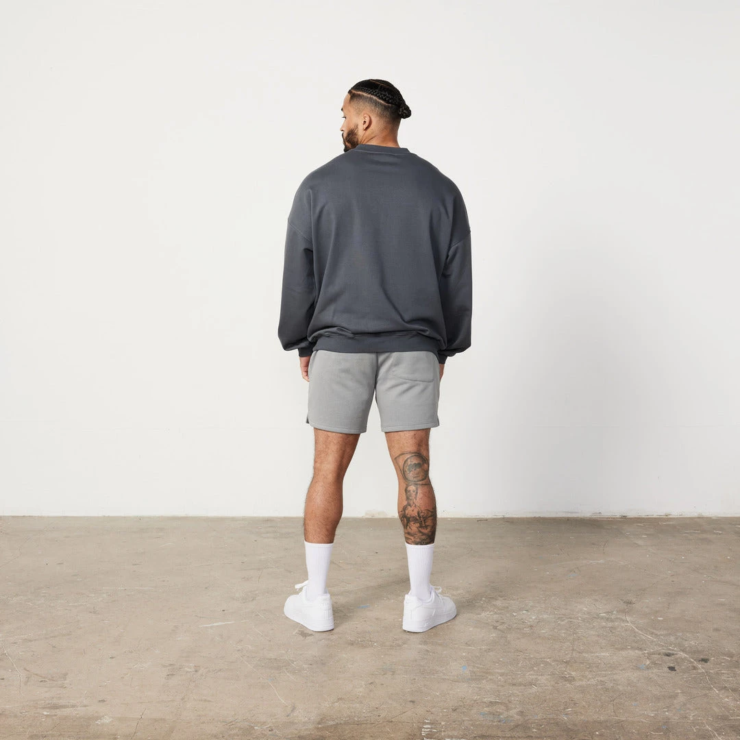 Vanquish Essential Denim Blue Oversized Sweatshirt 7 Vanquish Essential Denim Blue Oversized Sweatshirt - Image 5