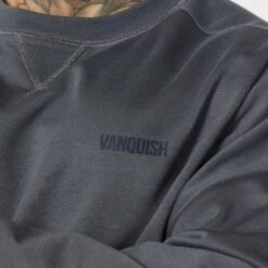 Vanquish Essential Denim Blue Oversized Sweatshirt 9 Vanquish Essential Denim Blue Oversized Sweatshirt -Vanquish Fitness Essentials 874 1