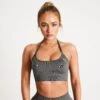 Vanquish Elevate Seamless Dark Olive Multiway Low Support Bra -Vanquish Fitness FIRSTPIC