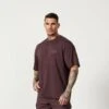 Vanquish Utility Plum Oversized T Shirt 2 Vanquish Utility Plum Oversized T Shirt -Vanquish Fitness FIRSTSHOT 2023 12 14T124523.183