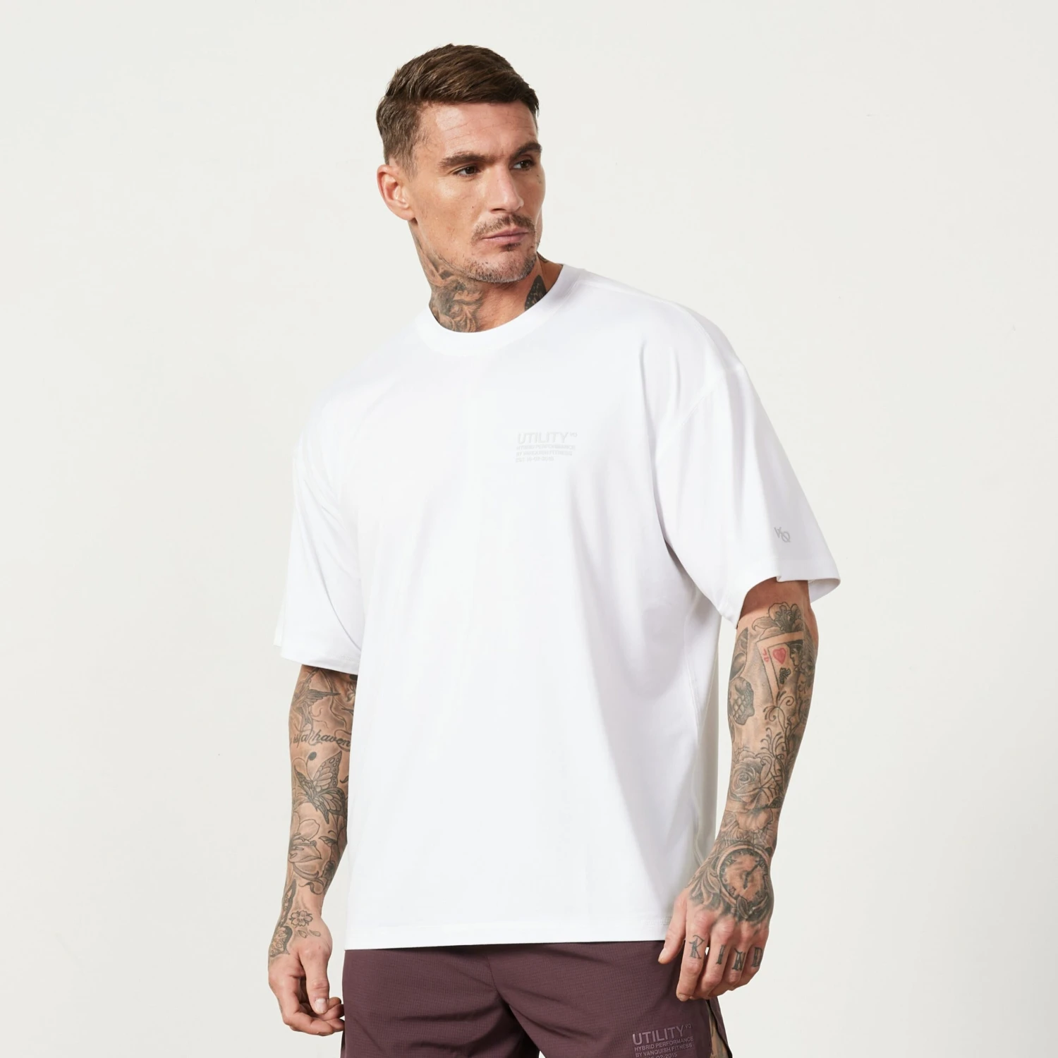 Vanquish Utility White Oversized T Shirt 3 Vanquish Utility White Oversized T Shirt
