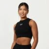 Vanquish Jet Black Rejuvenate Cropped Tank Top -Vanquish Fitness FIRSTSHOT 2024 01 11T161916.089