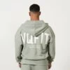 Vanquish VQFIT Distressed Print Desert Sage Full Zip Oversized Hoodie -Vanquish Fitness FIRSTSHOT 2024 02 22T104633.593
