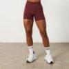 Vanquish Elevate Seamless Burgundy Shorts 2 Vanquish Elevate Seamless Burgundy Shorts -Vanquish Fitness FIRSTSHOT 2024 02 22T160215.854