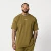 Vanquish Essential Olive Green Oversized T Shirt -Vanquish Fitness FIRSTSHOT 2024 02 28T144344.084