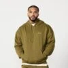 Vanquish Essential Olive Green Oversized Pullover Hoodie -Vanquish Fitness FIRSTSHOT 2024 02 28T145912.220