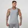 Vanquish Essential Steel Grey Performance Tank Top -Vanquish Fitness FIRSTSHOT 2024 02 28T165120.710
