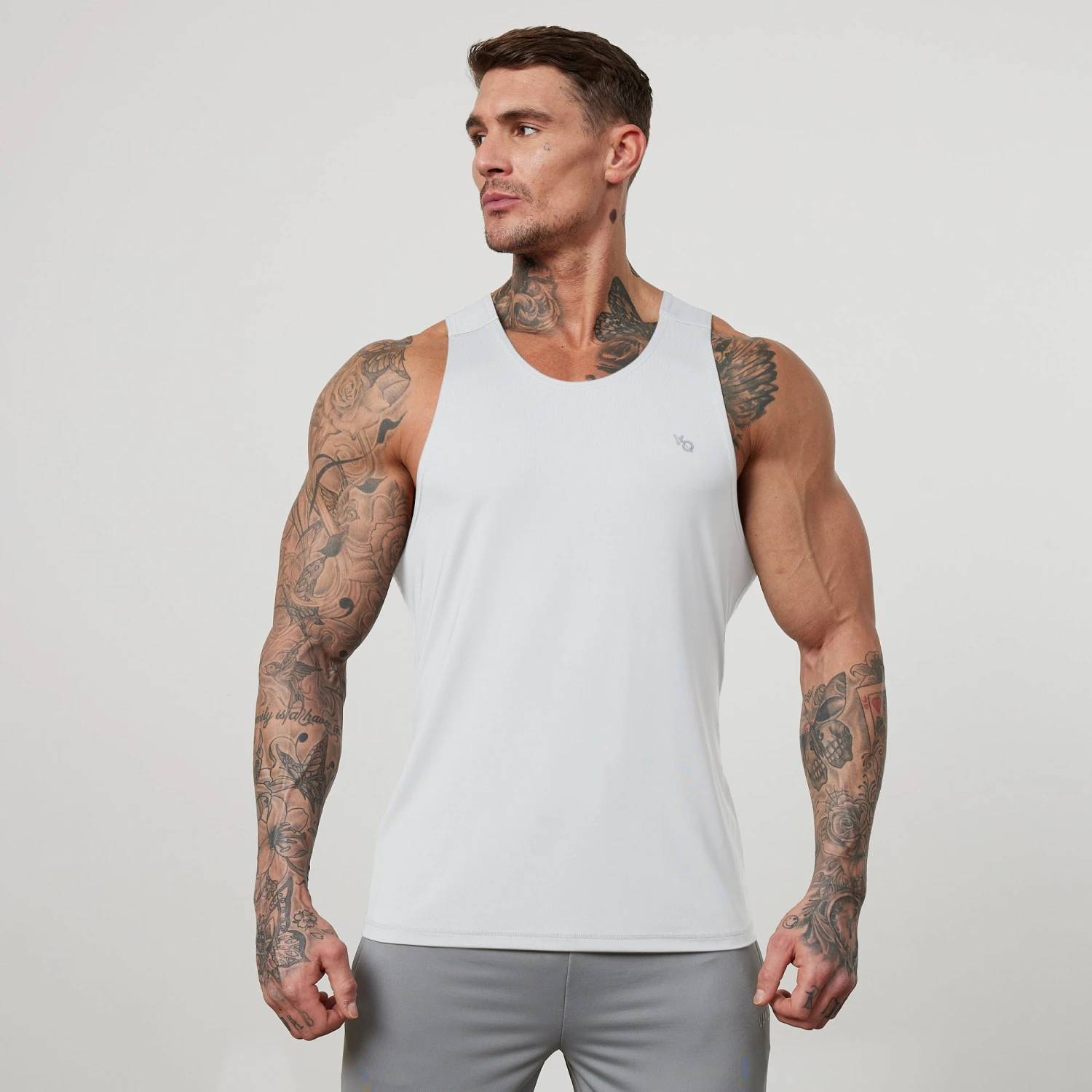 Vanquish Essential White Performance Tank Top 3 Vanquish Essential White Performance Tank Top