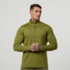 Vanquish Essential Olive Green Performance 1/4 Zip Top -Vanquish Fitness FIRSTSHOT 2024 02 28T165918.186