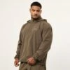 Vanquish Utility Brown Oversized Track Jacket -Vanquish Fitness FIRSTSHOT 053a827d 9763 4903 86dd 2b5aaefb5209