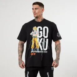 Vanquish DBZ CS Goku Black Oversized T Shirt -Vanquish Fitness FIRSTSHOT 12285275 93b1 487b ada6 67ba364b4b9b