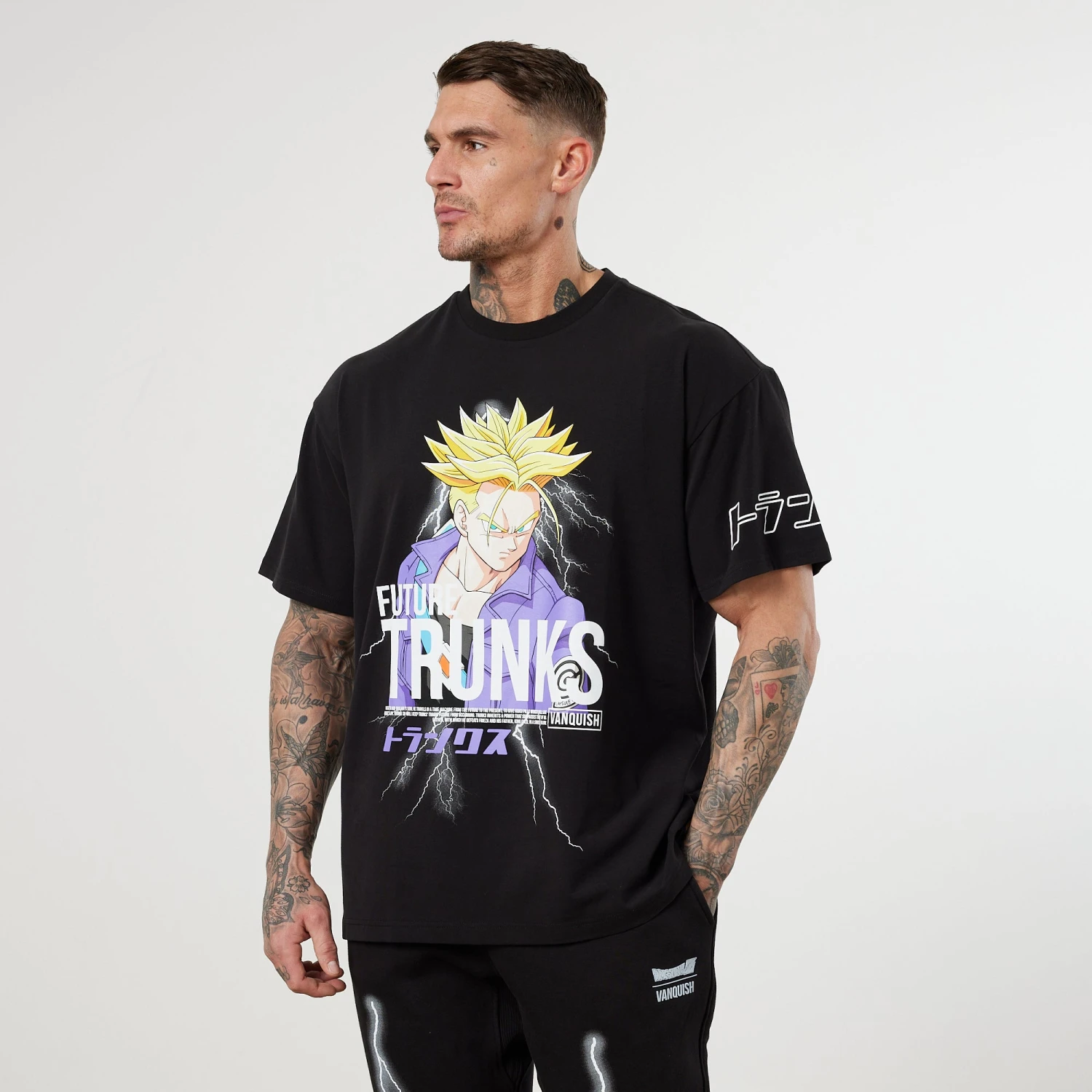 Vanquish DBZ CS Trunks Black Oversized T Shirt 3 Vanquish DBZ CS Trunks Black Oversized T Shirt