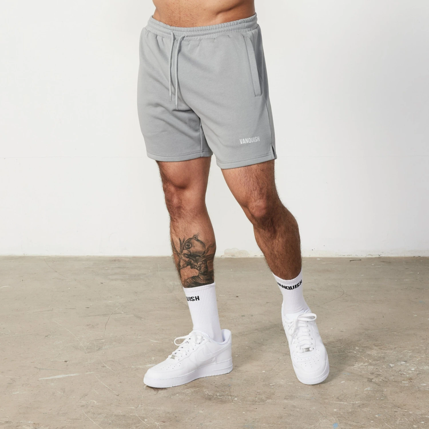 Vanquish Essential Steel Grey Regular Fit Shorts 3 Vanquish Essential Steel Grey Regular Fit Shorts