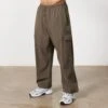 Vanquish Utility Brown Wide Leg Cargo Pants -Vanquish Fitness FIRSTSHOT 4c950b77 1f38 4dd3 8764 e1bdc45f7212