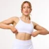 Vanquish Enhance Wimbledon White Crop Tank Bra -Vanquish Fitness FIRSTSHOT 4f6436c8 1835 4fe3 bb71 6013947b1196