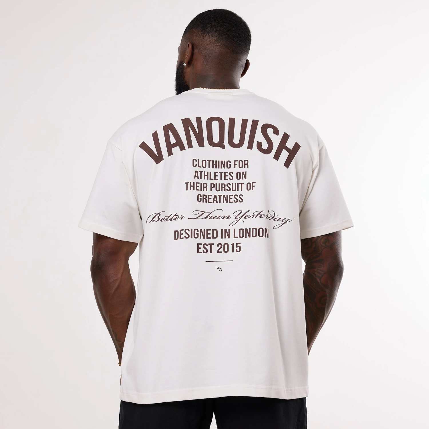 Vanquish TSP Pursuit Vintage White Oversized T Shirt 3 Vanquish TSP Pursuit Vintage White Oversized T Shirt