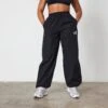 Vanquish Black Racing Wide Leg Track Pants 1 Vanquish Black Racing Wide Leg Track Pants -Vanquish Fitness FIRSTSHOT 62