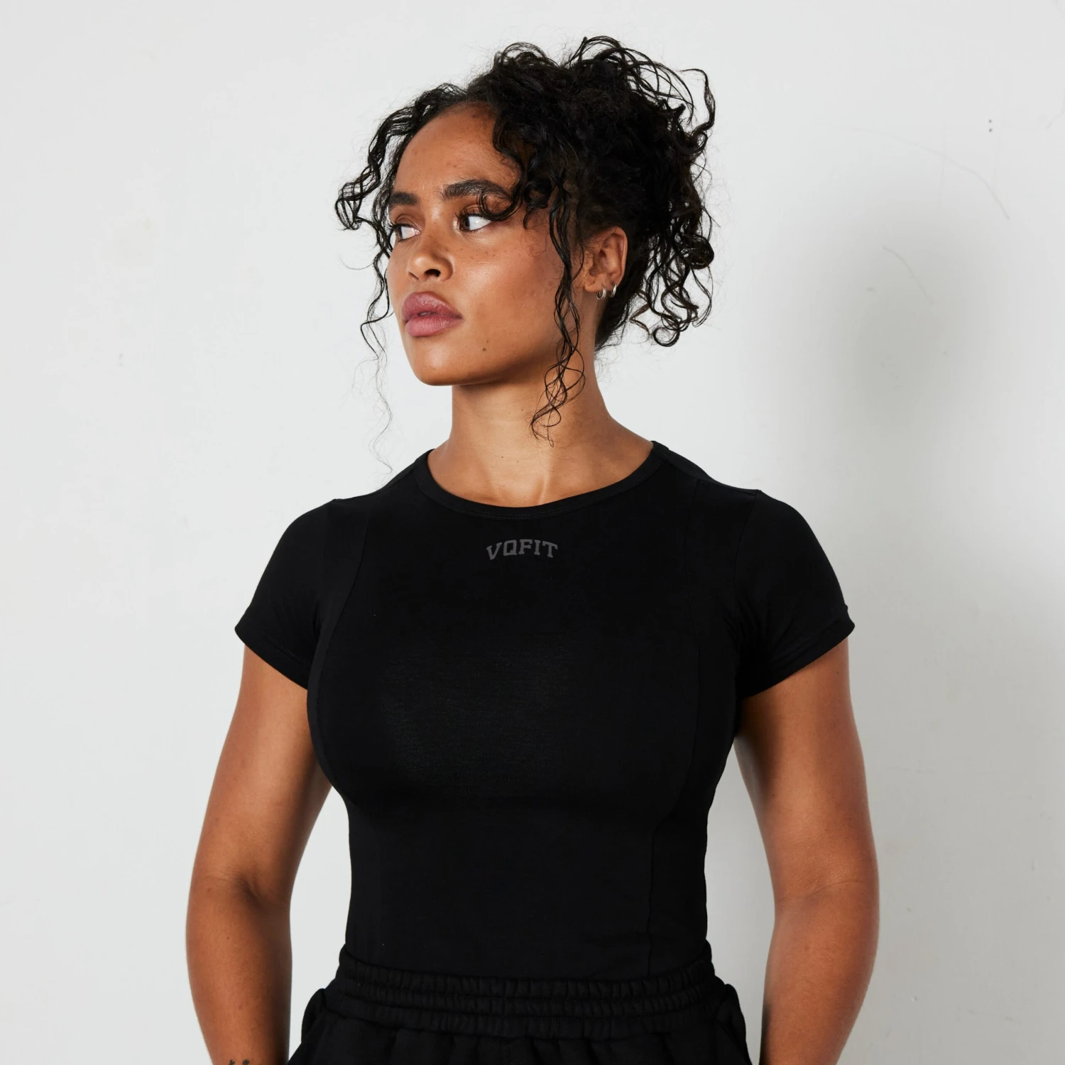 Vanquish Jet Black VQFIT Cap Sleeve T Shirt 3 Vanquish Jet Black VQFIT Cap Sleeve T Shirt