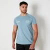 Vanquish TSP Atlas Blue Worldwide Fitted T Shirt -Vanquish Fitness FIRSTSHOT 68