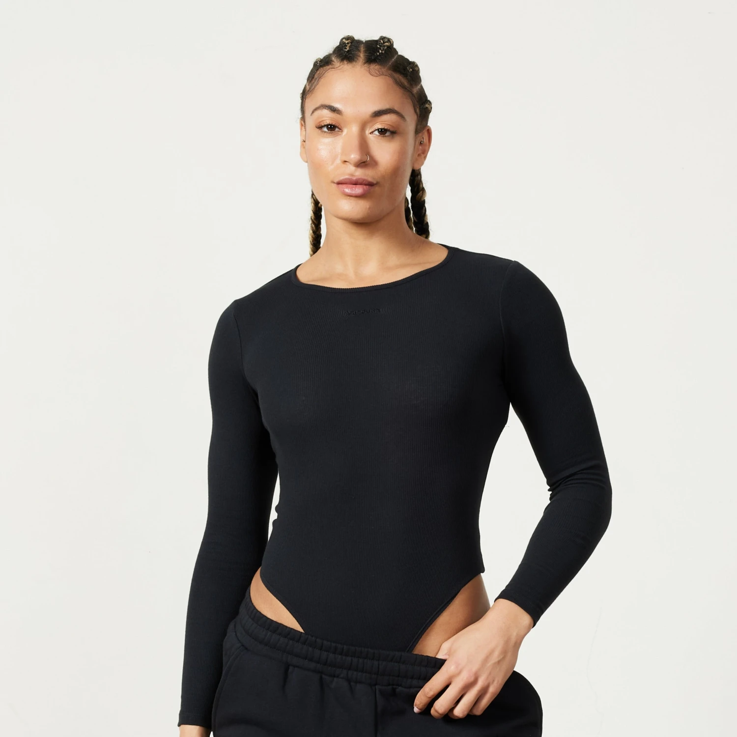 Vanquish Restore Black Long Sleeve Ribbed Bodysuit 3 Vanquish Restore Black Long Sleeve Ribbed Bodysuit