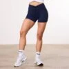 Vanquish Enhance Navy Blue Ruched Shorts 2 Vanquish Enhance Navy Blue Ruched Shorts -Vanquish Fitness FIRSTSHOT 92c40d91 47cf 413c 8692 4162fff94d63