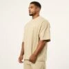 Vanquish Bodybuilding Vintage Khaki Boxy Oversized T Shirt 2 Vanquish Bodybuilding Vintage Khaki Boxy Oversized T Shirt -Vanquish Fitness FIRSTSHOT 9bd12682 a9b0 482d 815f be357e191e99
