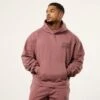 Vanquish Bodybuilding Dark Mauve Boxy Oversized Pullover Hoodie 1 Vanquish Bodybuilding Dark Mauve Boxy Oversized Pullover Hoodie -Vanquish Fitness FIRSTSHOT aac9ae1d 24b7 43f1 8915 b42a2fb96b26