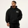 Vanquish Bodybuilding Black Boxy Oversized Pullover Hoodie -Vanquish Fitness FIRSTSHOT b75b12bb d2ea 490c bc17 aaded55262e1