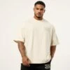 Vanquish Bodybuilding Vintage White Boxy Oversized T Shirt 1 Vanquish Bodybuilding Vintage White Boxy Oversized T Shirt -Vanquish Fitness FIRSTSHOT fa4408ef de57 481b b668 25a70907445a