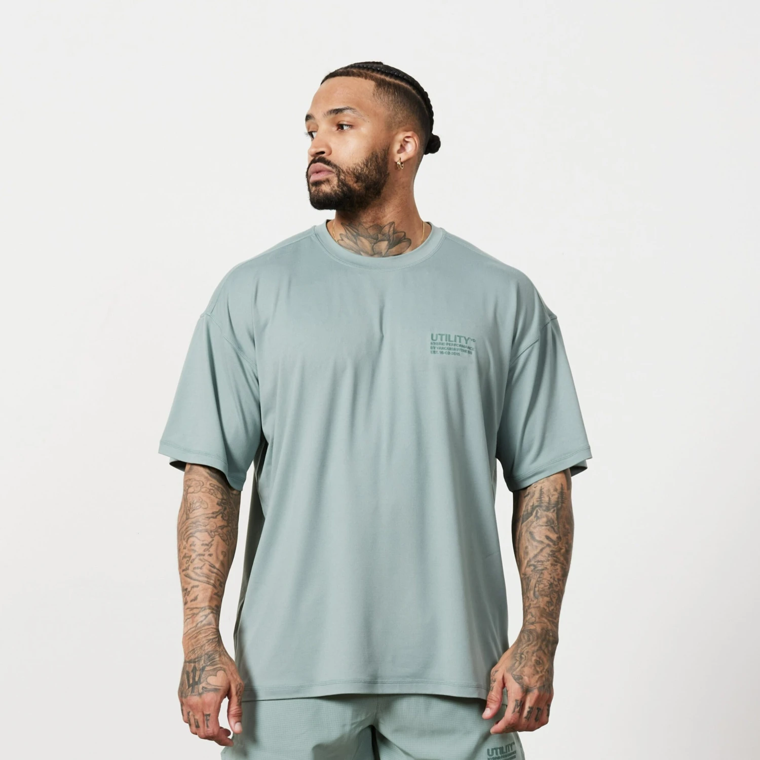 Vanquish Utility Frost Green Oversized T Shirt 3 Vanquish Utility Frost Green Oversized T Shirt