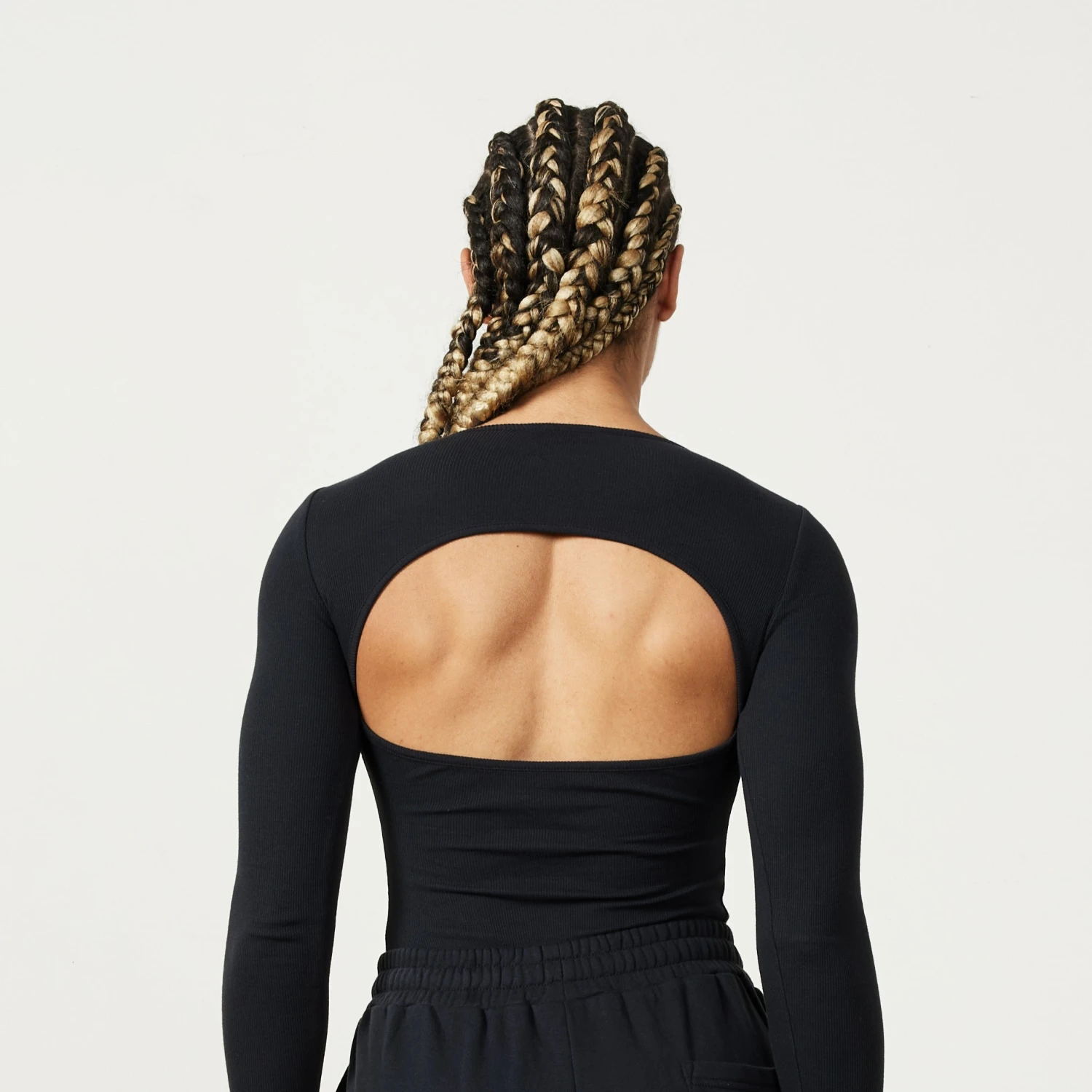 Vanquish Restore Black Long Sleeve Ribbed Bodysuit 4 Vanquish Restore Black Long Sleeve Ribbed Bodysuit - Image 2