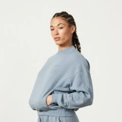 Vanquish Restore Slate Grey Sweatshirt 10 Vanquish Restore Slate Grey Sweatshirt -Vanquish Fitness LadiesSweats 322