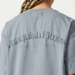 Vanquish Restore Slate Grey Oversized T Shirt -Vanquish Fitness LadiesSweats 559