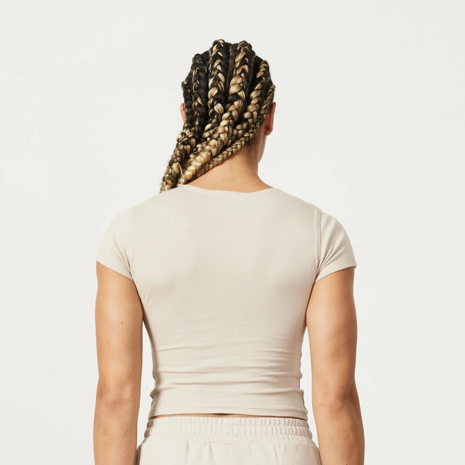 Vanquish Restore Sand Ribbed Cap Sleeve T Shirt 4 Vanquish Restore Sand Ribbed Cap Sleeve T Shirt - Image 2