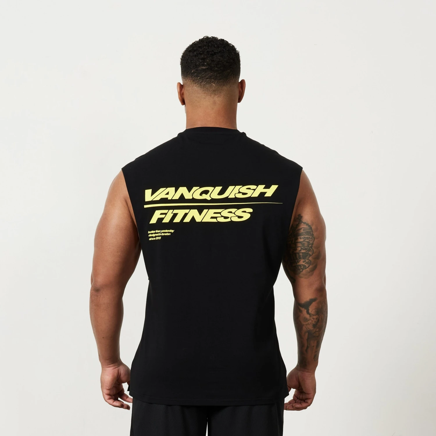 Vanquish Speed Black Oversized Sleeveless T Shirt 4 Vanquish Speed Black Oversized Sleeveless T Shirt - Image 2