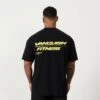 Vanquish Speed Black Oversized T Shirt -Vanquish Fitness MensSpeedPrint 1160