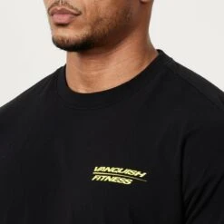 Vanquish Speed Black Oversized T Shirt 9 Vanquish Speed Black Oversized T Shirt -Vanquish Fitness MensSpeedPrint 1162