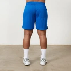 Vanquish Speed Cobalt Blue Mesh Shorts -Vanquish Fitness MensSpeedPrint 983